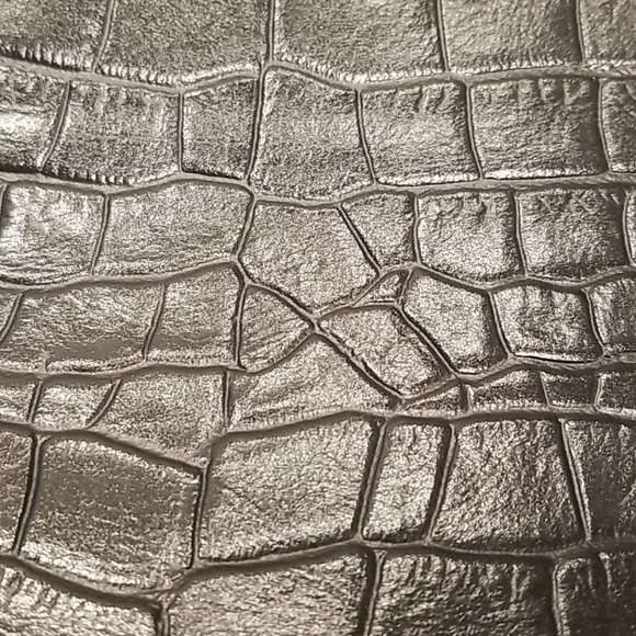 💕LANCASTER PARIS💕 Exotic Croco Embossed Crocodile Texture 100% Leather Bag NWT - Picture 11 of 14